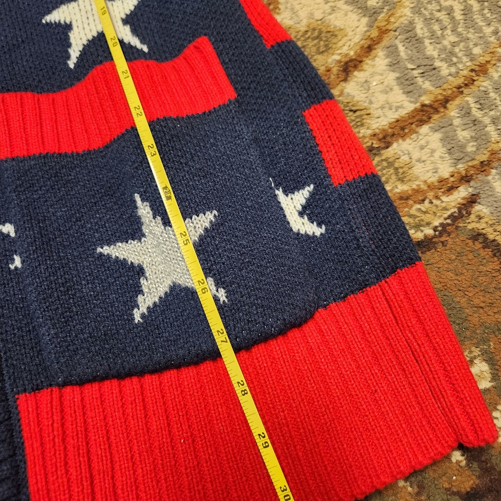 Charter Club Red and Blue USA Cardigan Sweater - Picture 7 of 12